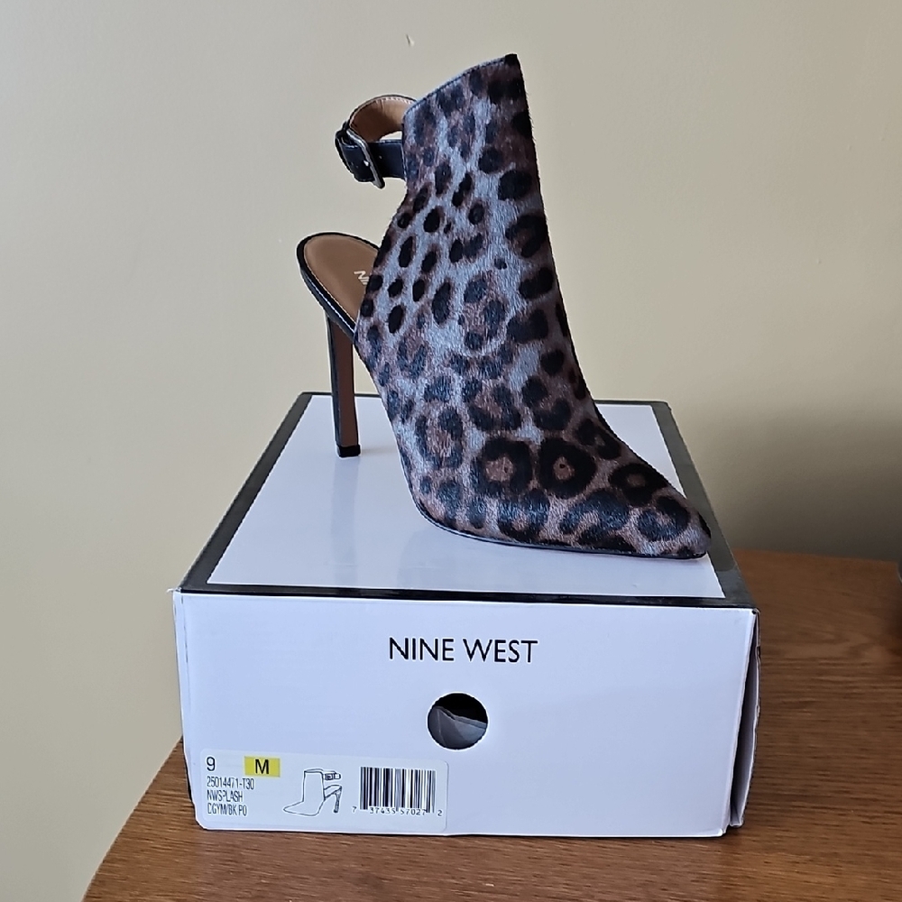 Nine West Animal Calf Hair Print Stiletto Heels